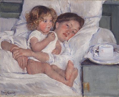 Breakfast in Bed, 1897 by Mary Cassatt